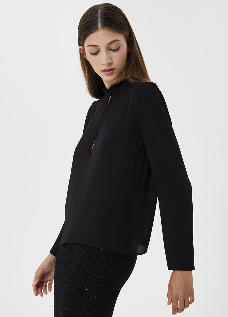 Ruffled blouse Black Liu Jo - large image number 0