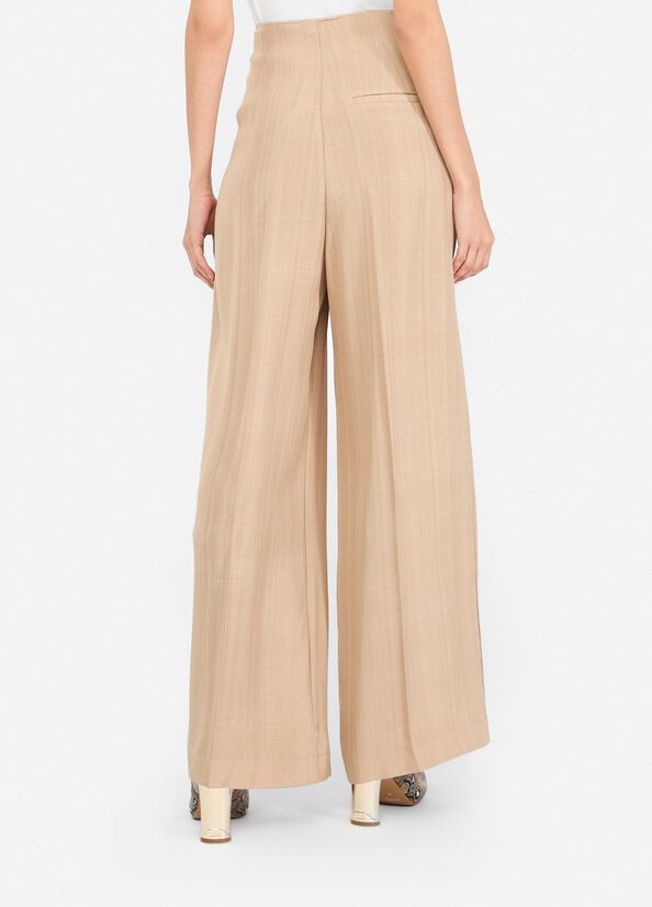 Wide leg trousers beige Liu Jo - large image number 1