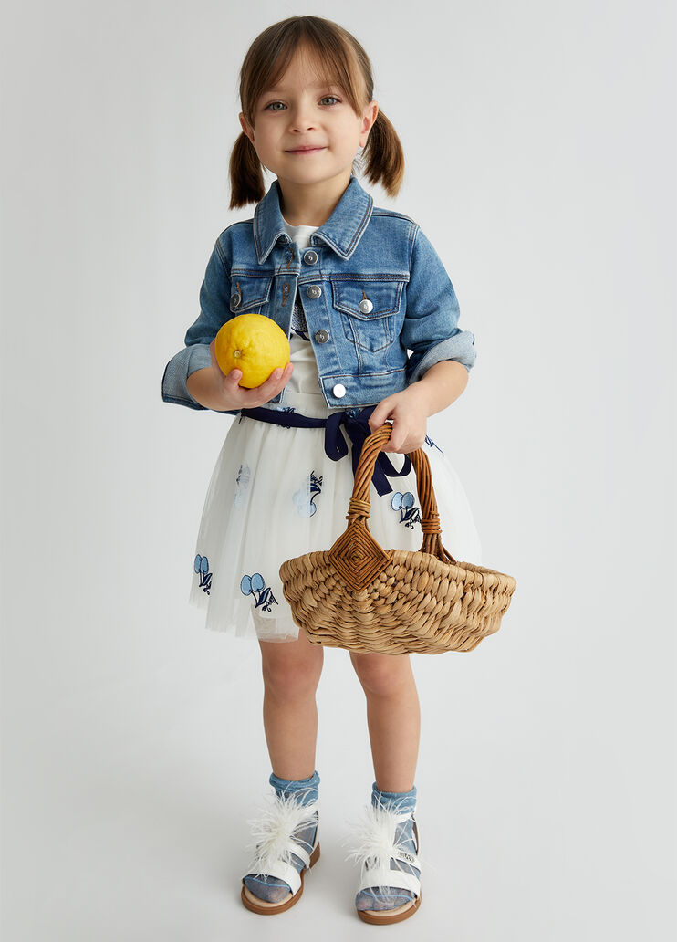 Embroidered tulle skirt white Liu Jo - medium Embroidered tulle skirt white Liu Jo - medium