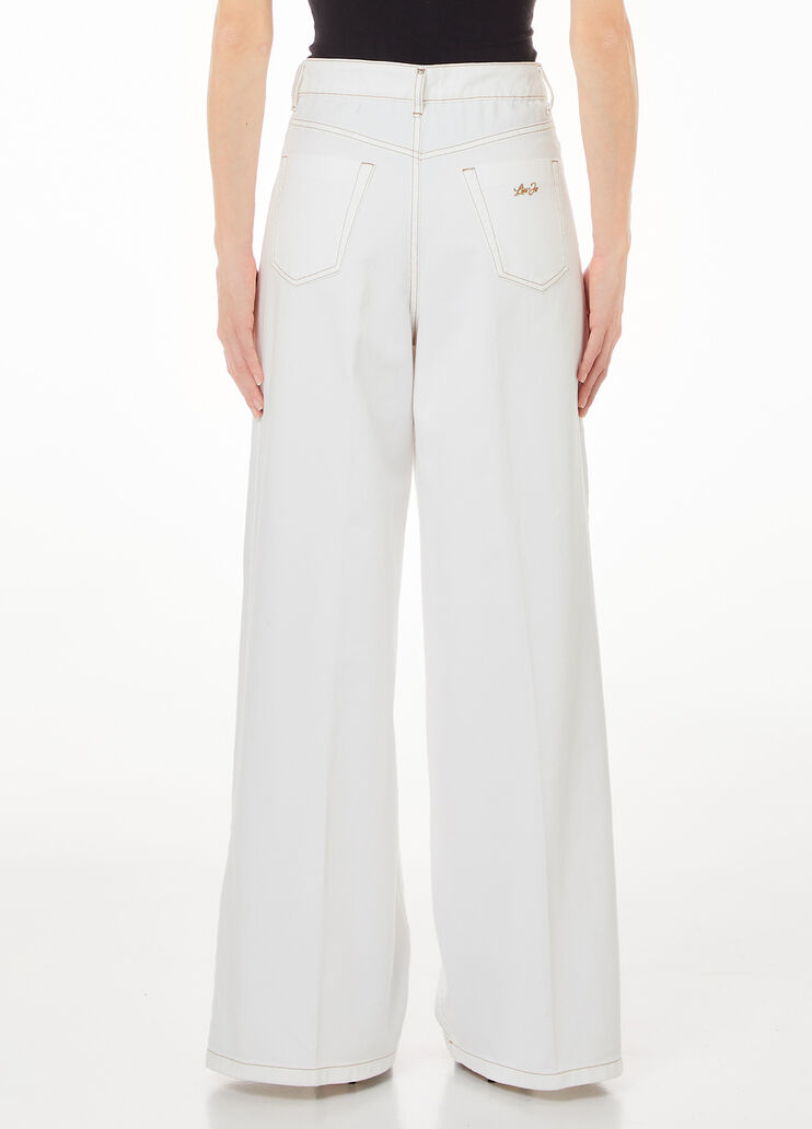 Weite Hose weiß Liu Jo - medium Weite Hose weiß Liu Jo - medium