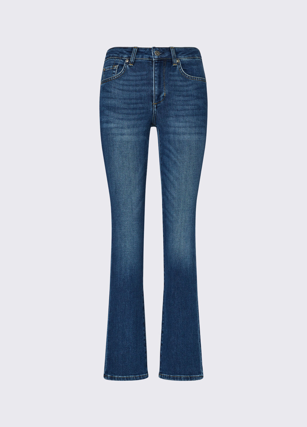 High-rise slim fit jeans dark blue denim Liu Jo - large image number 6