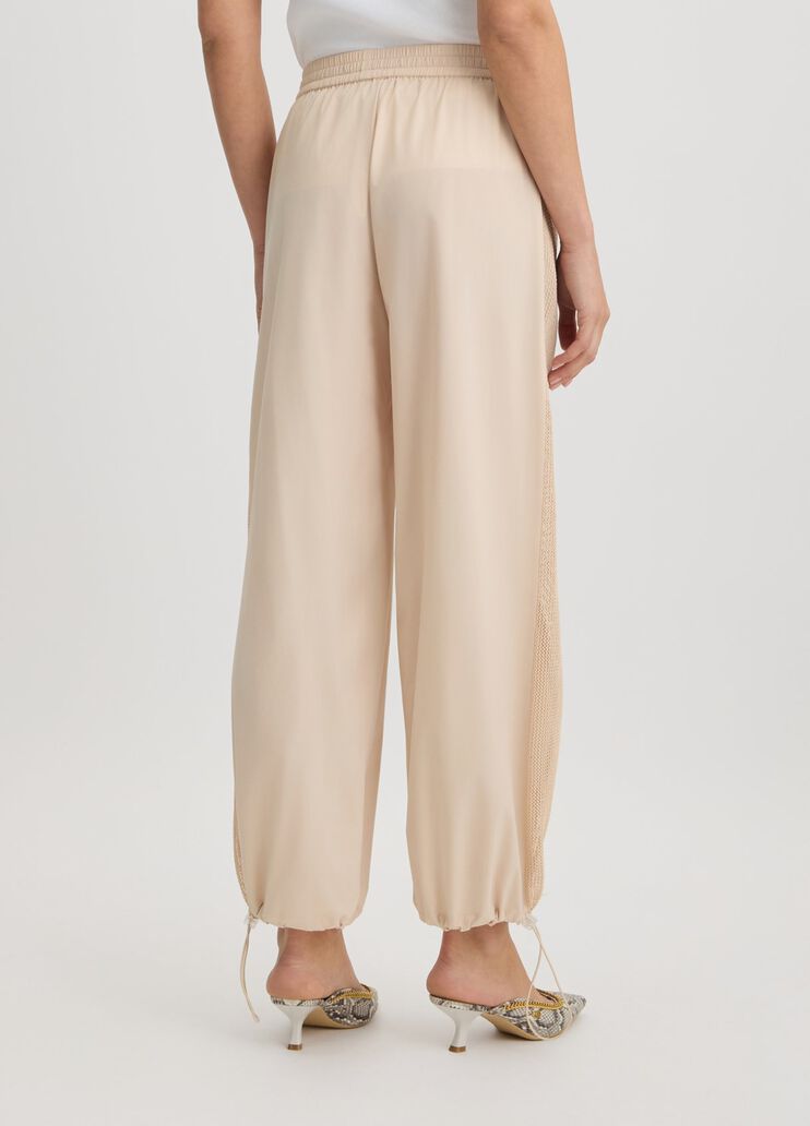 Beige trousers with drawstring beige Liu Jo - large image number 1 Beige trousers with drawstring beige Liu Jo - large image number 1