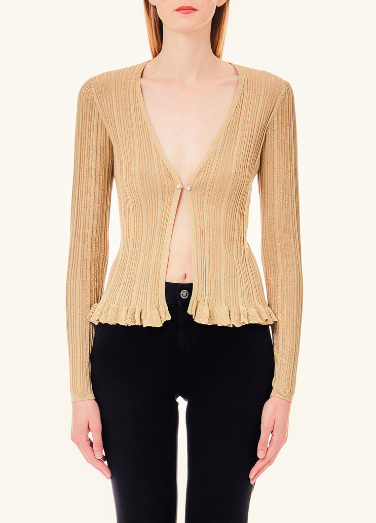Lurex® cardigan gold-colour Liu Jo - medium Lurex® cardigan gold-colour Liu Jo - medium