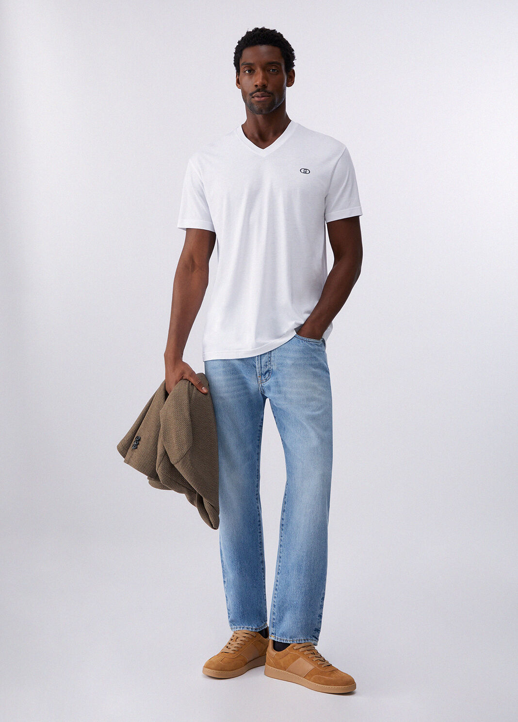 V-neck T-shirt white Liu Jo - large image number 5