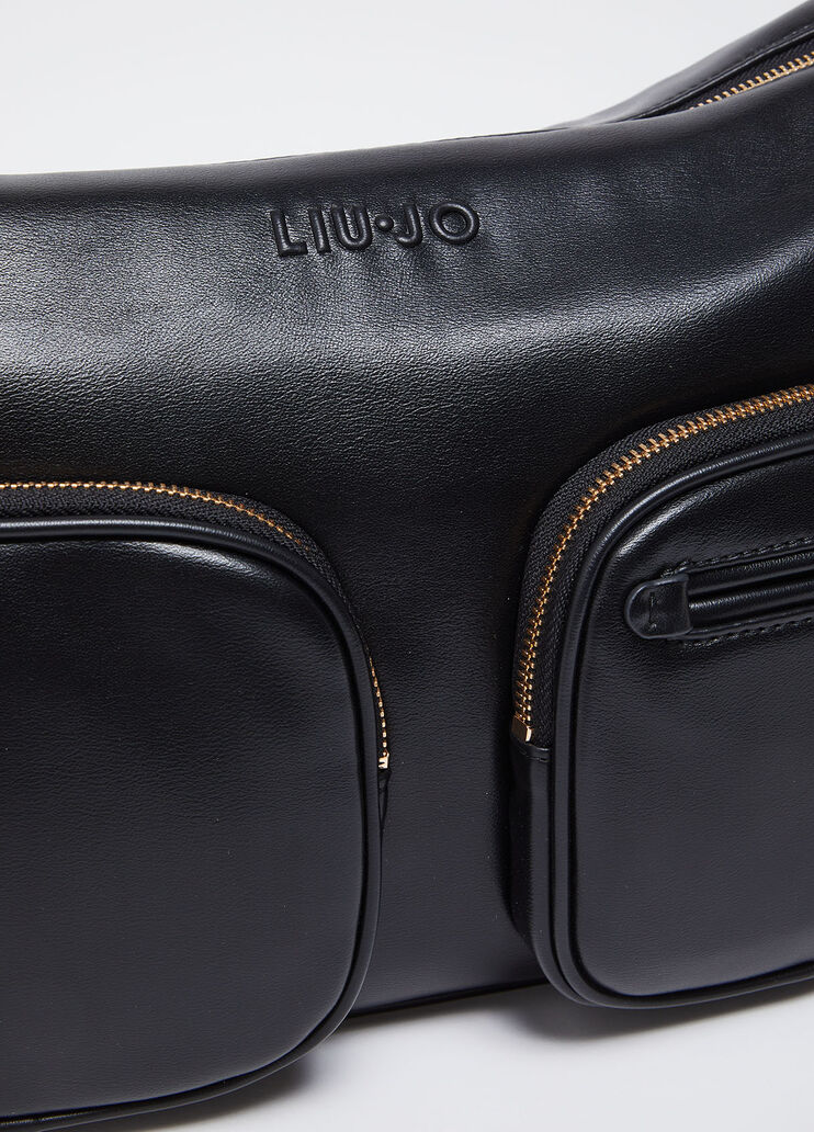 Sac hobo format moyen noir Liu Jo - large image number 4