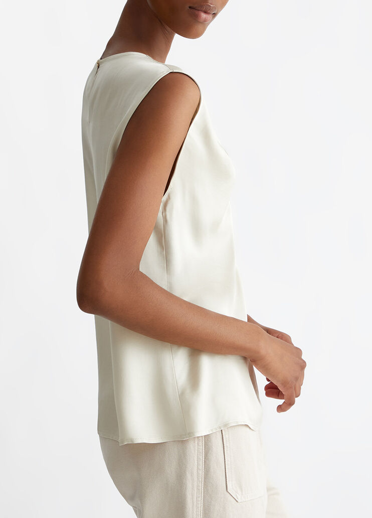 Satin top grey Liu Jo - large image number 2 Satin top grey Liu Jo - large image number 2