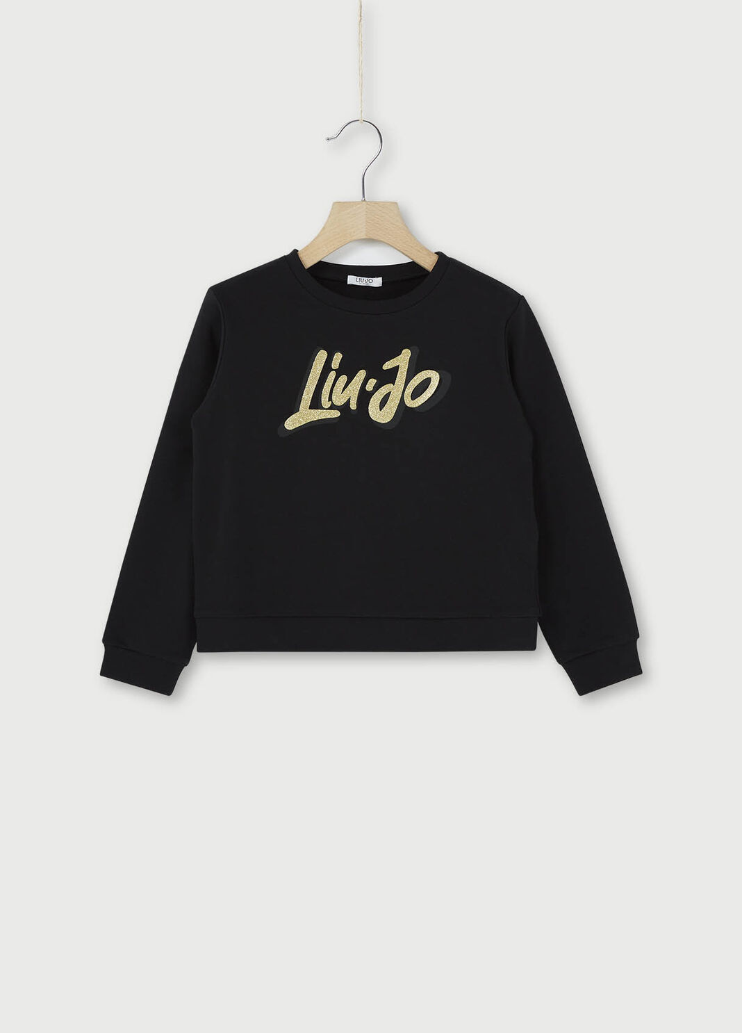Sweatshirt with logo Black Liu Jo - large image number 0