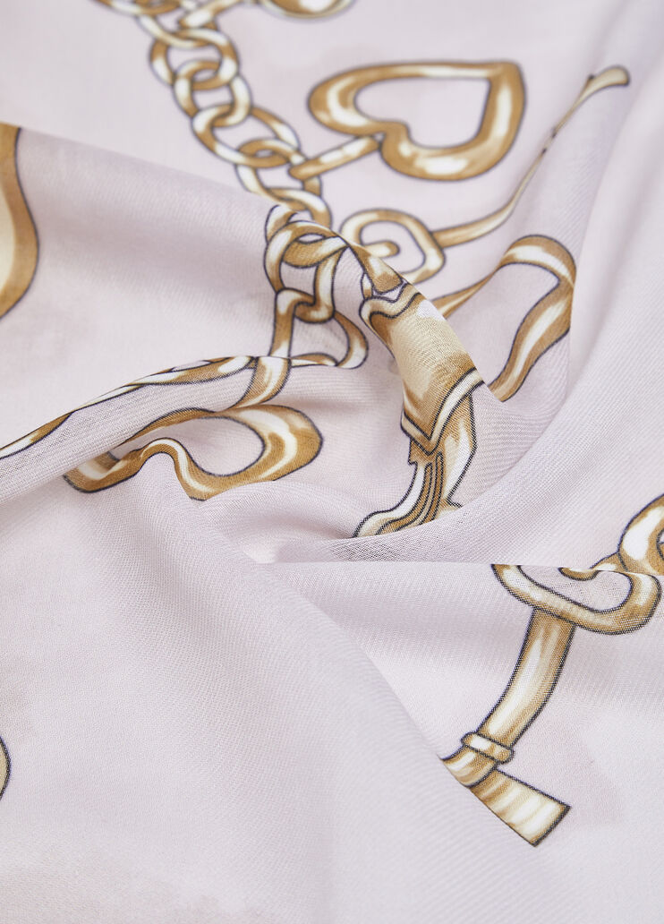 Foulard grande con stampa beige Liu Jo - medium