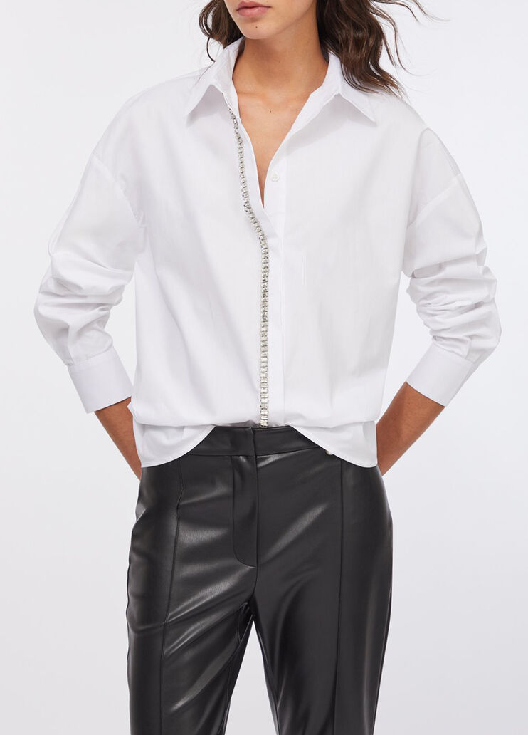 Camicia con ricami gioiello bianco Liu Jo - medium