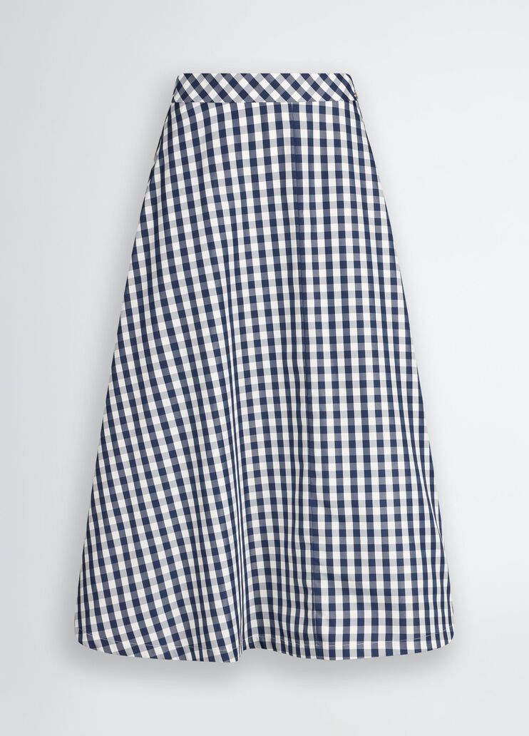 Vichy long skirt blue Liu Jo - large image number 6 Vichy long skirt blue Liu Jo - large image number 6