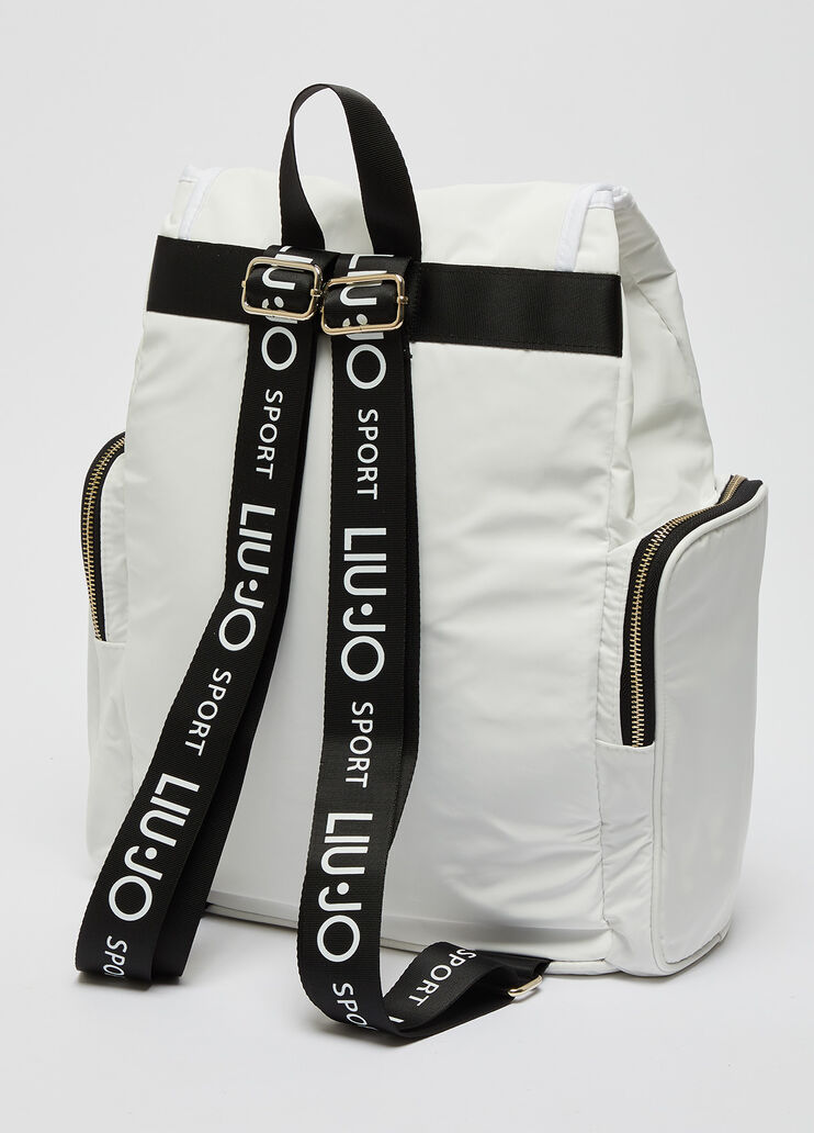 Sac &agrave; dos &eacute;cocon&ccedil;u blanc Liu Jo - large image number 3