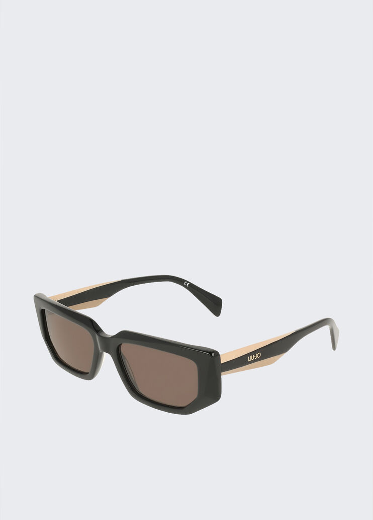 Rectangular sunglasses black Liu Jo - large image number 2