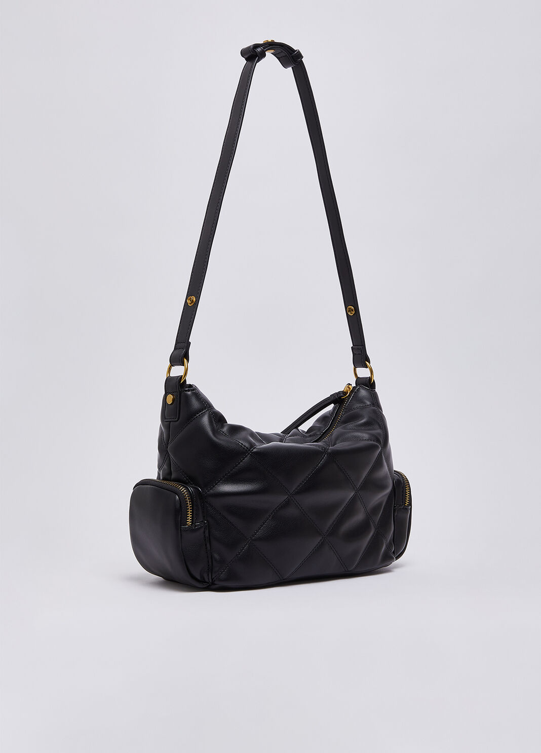 Borsa hobo piccola matelass&eacute; nero Liu Jo - large image number 3