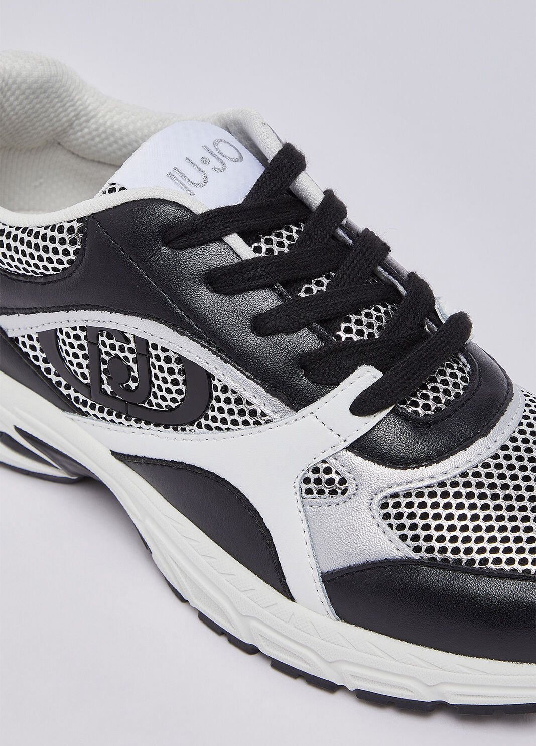 Sneakers in mesh metallizzato nero Liu Jo - large image number 5