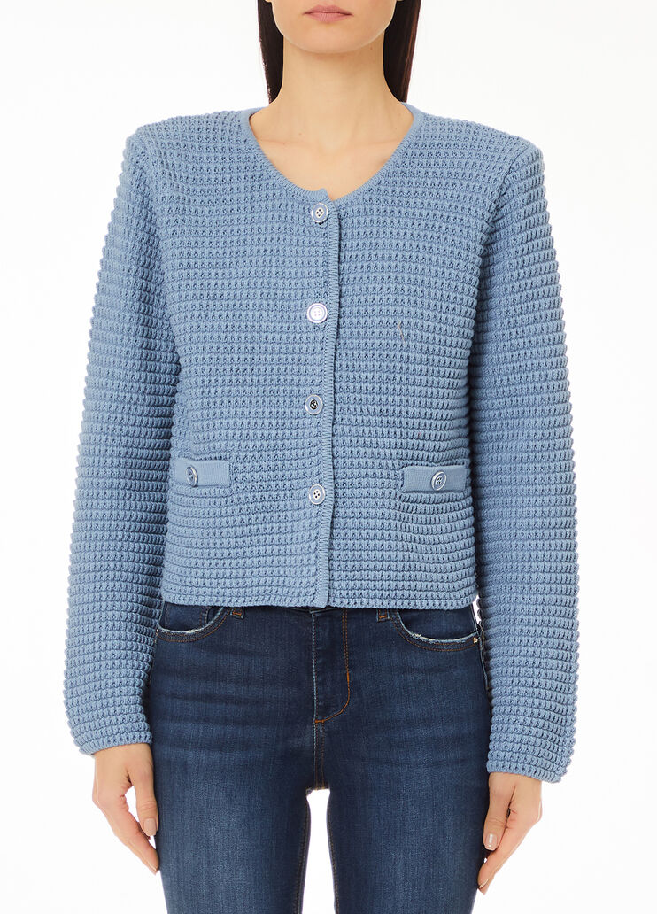Cárdigan de punto azul Liu Jo - medium Cárdigan de punto azul Liu Jo - medium