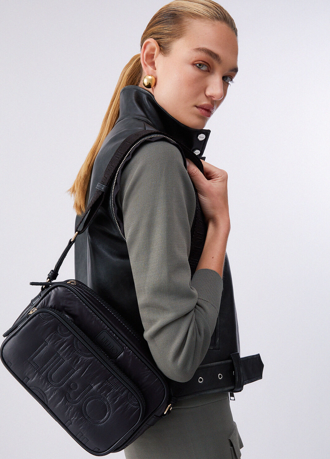 Medium crossbody bag with pocket black Liu Jo - large image number 0