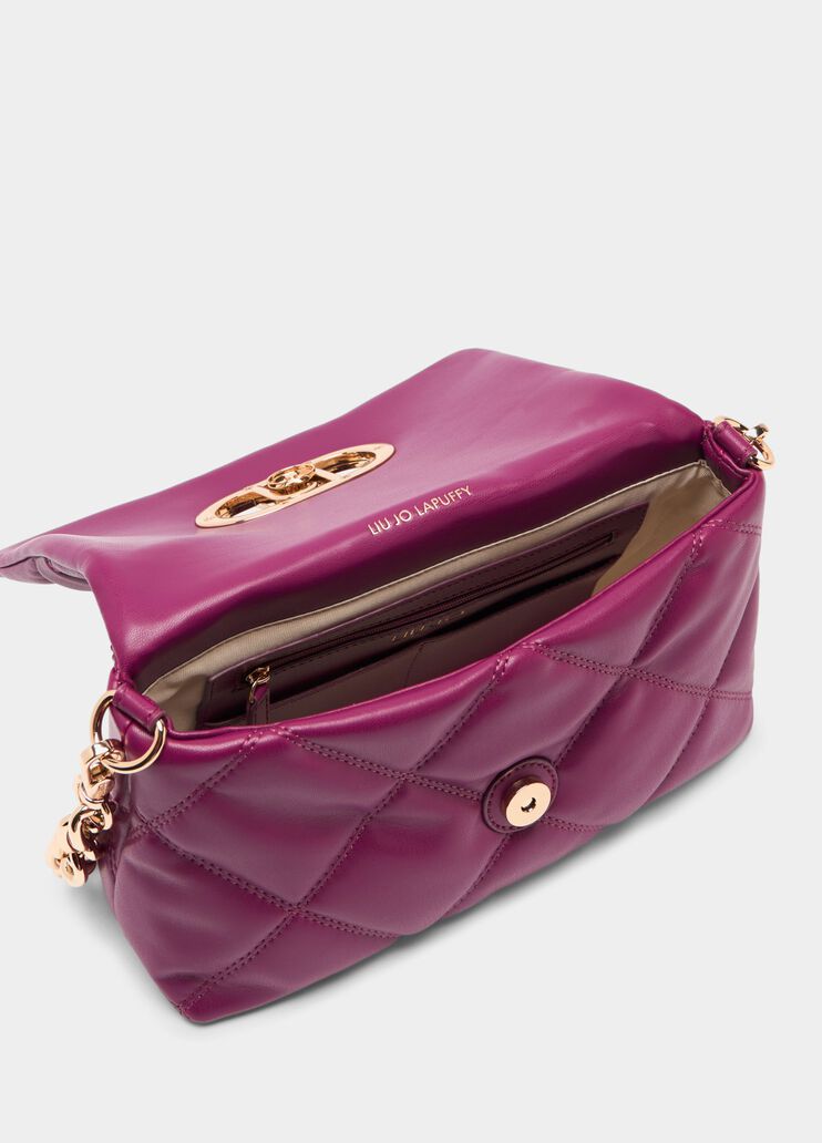Medium quilted LaPuffy bag purple Liu Jo - large image number 5