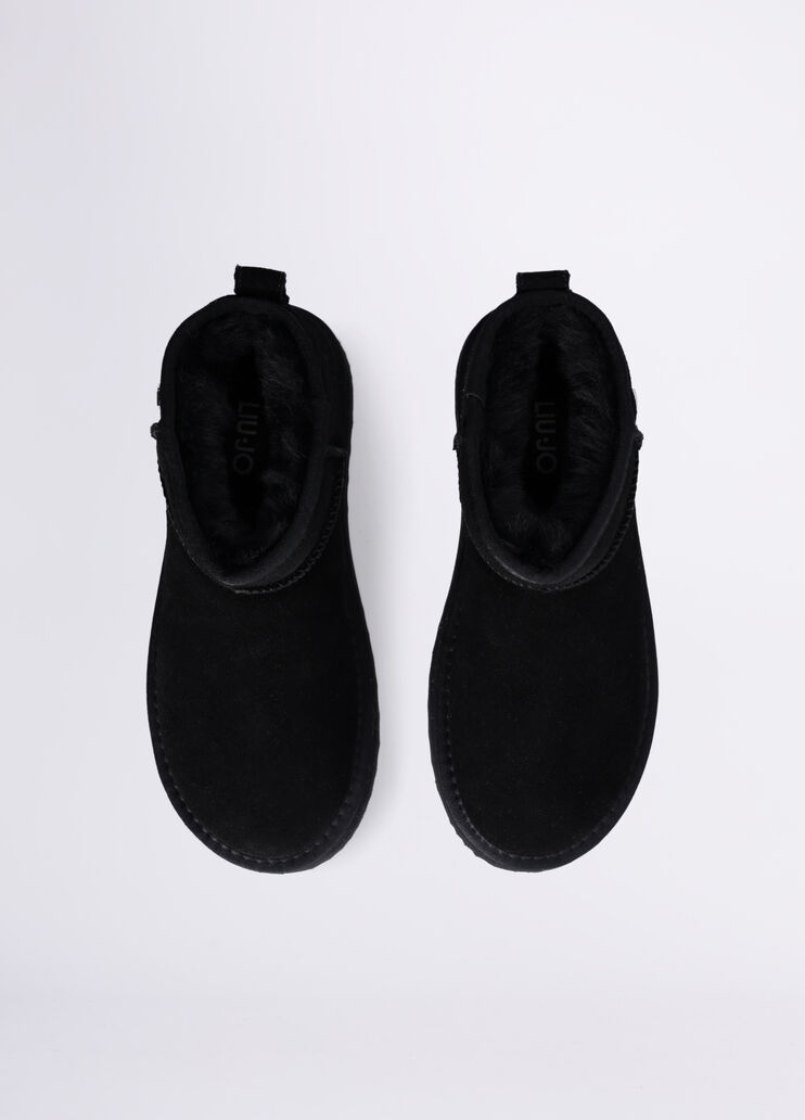 Warm platform ankle boots black Liu Jo - large image number 3 Warm platform ankle boots black Liu Jo - large image number 3