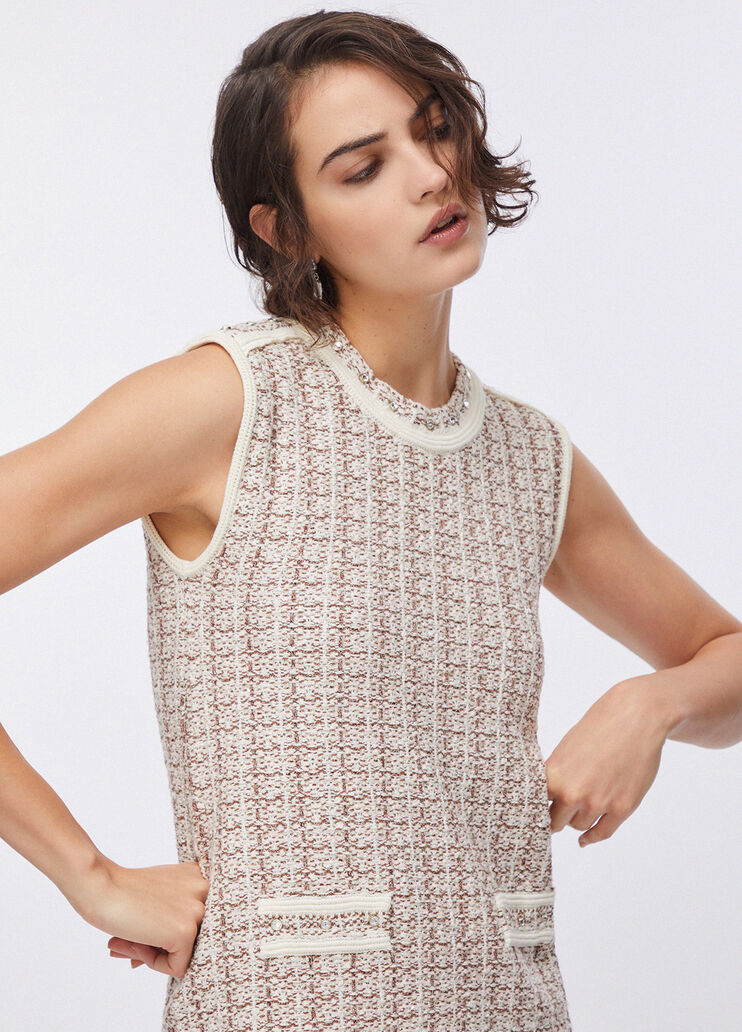 Short knit dress beige Liu Jo - medium