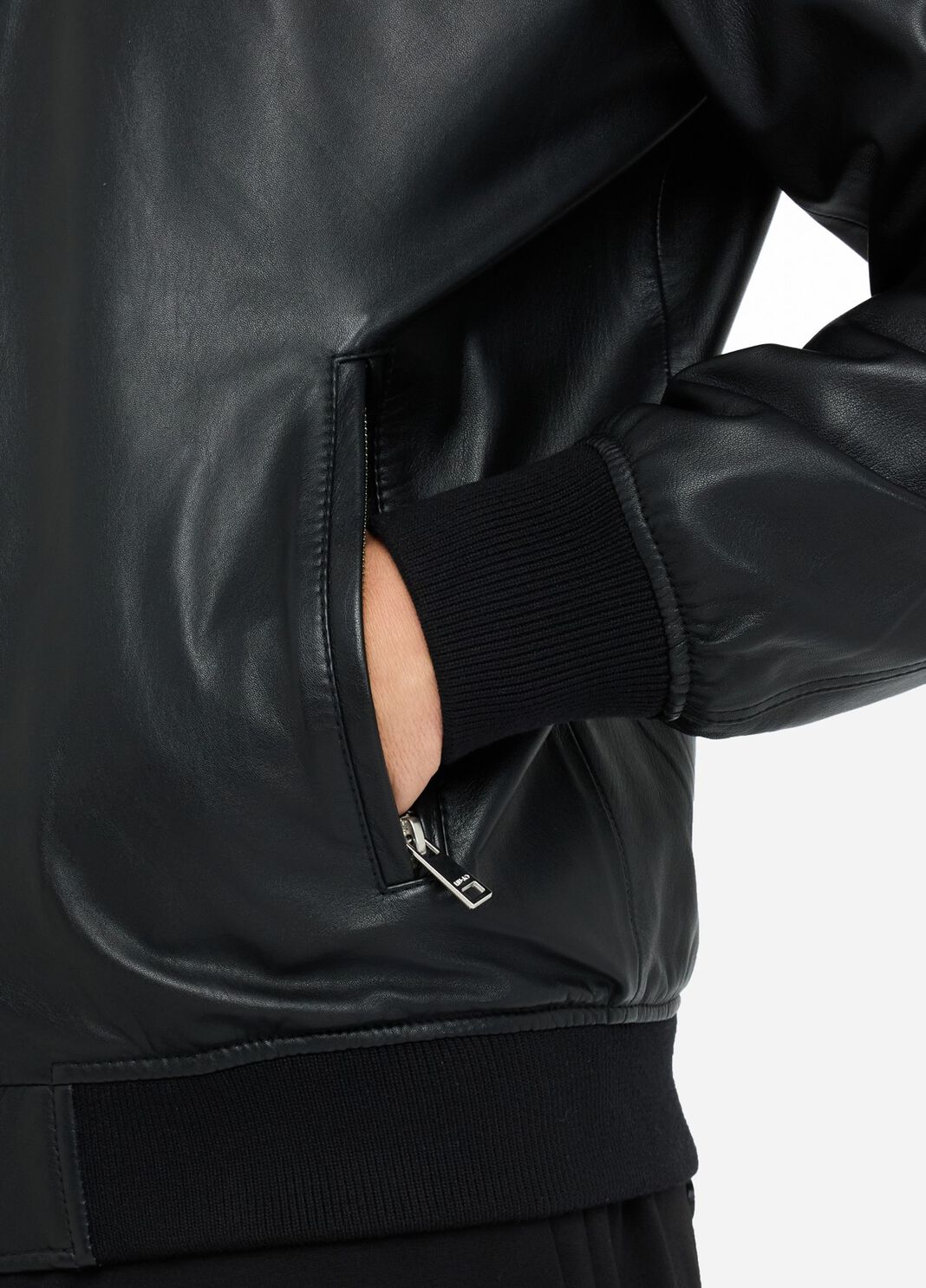 Leather jacket black Liu Jo - large image number 3