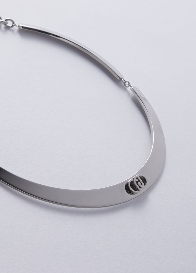 Collana con logo color argento Liu Jo - medium
