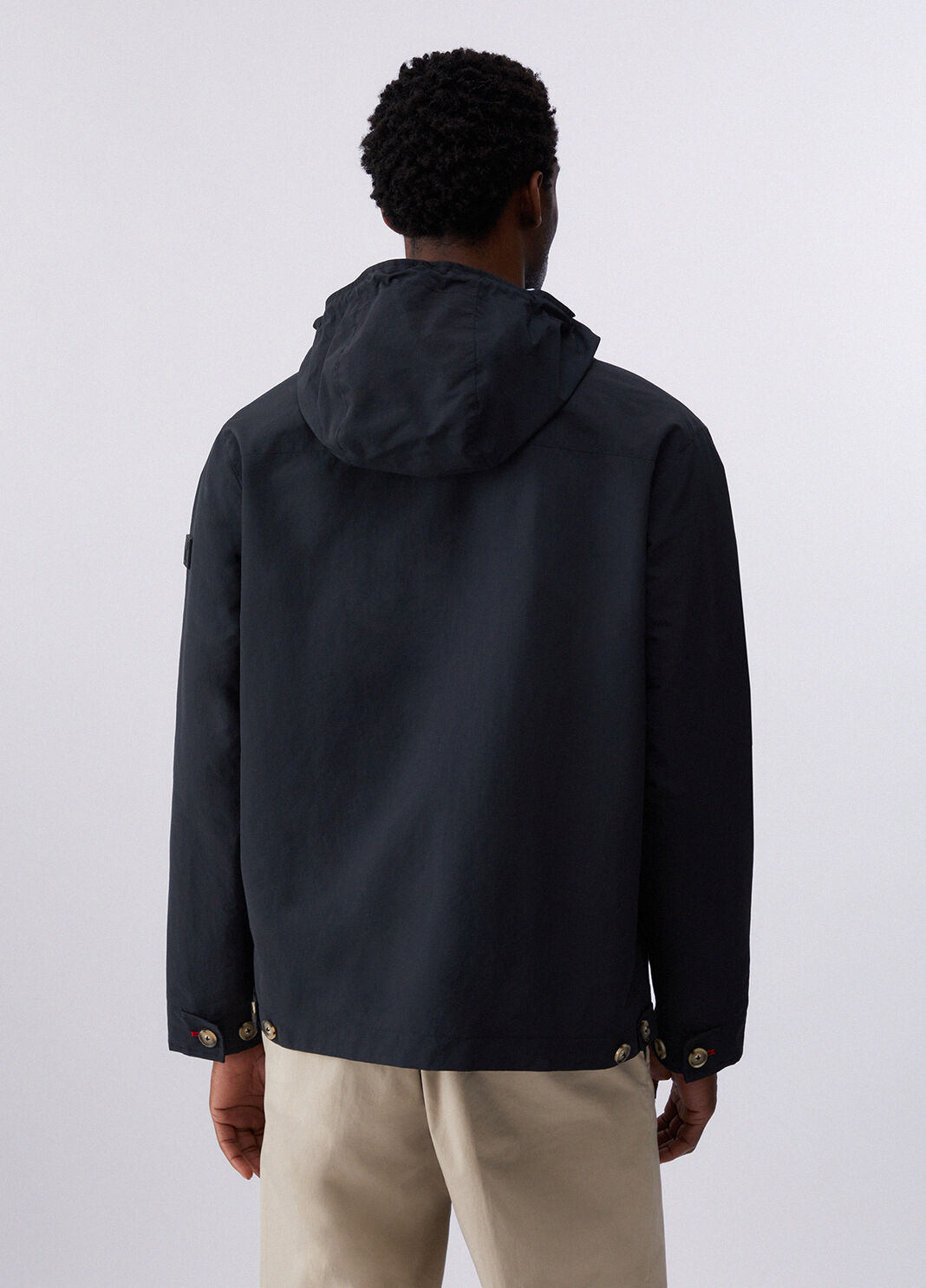 Giacca impermeabile con cappuccio blu scuro Liu Jo - large image number 1