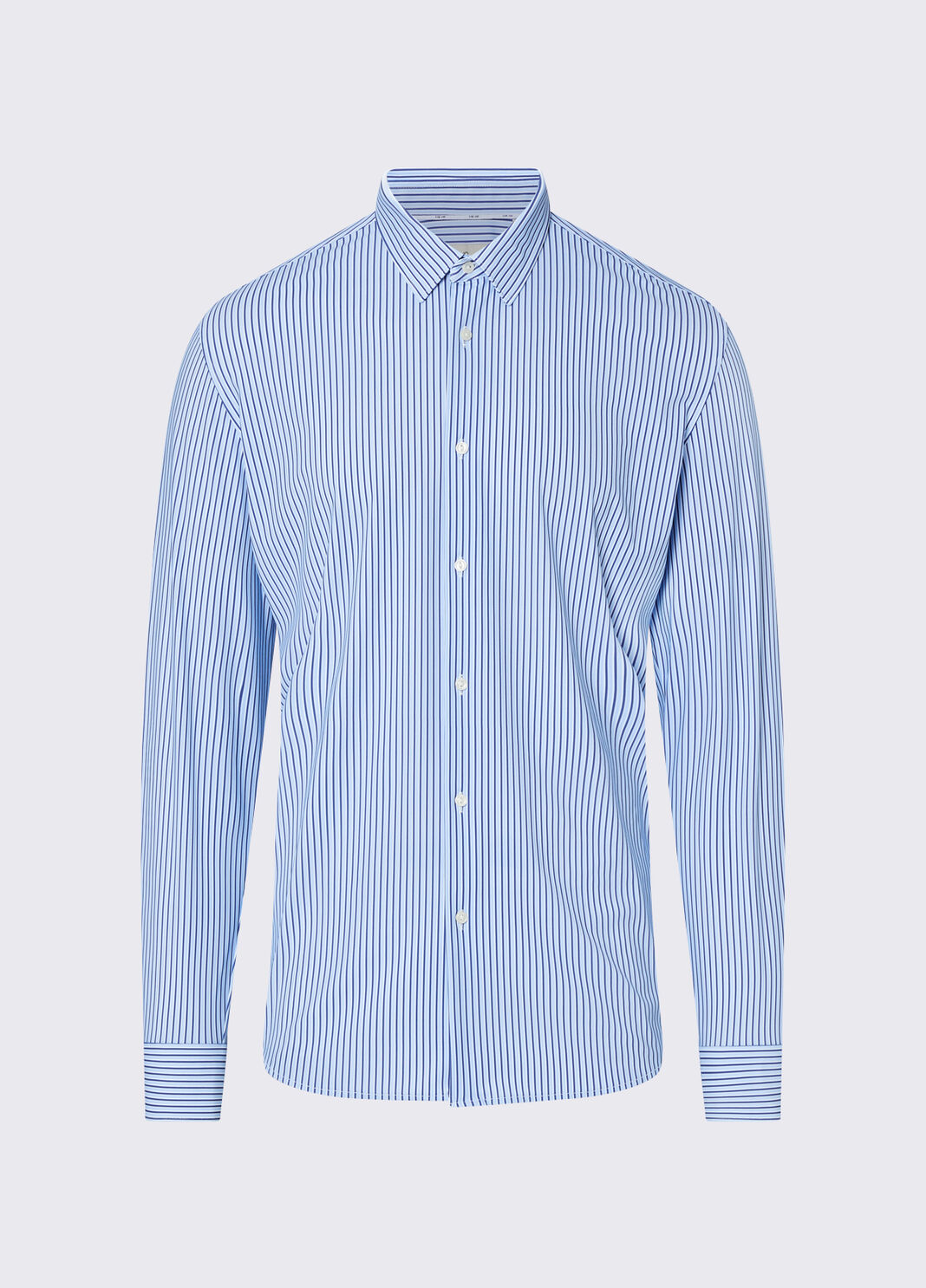 Camisa en jersey Lycra&reg; azul claro a rayas Liu Jo - large image number 6