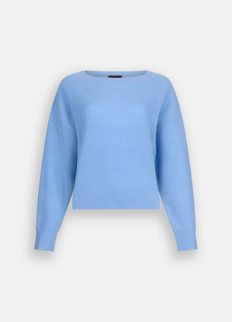 Джемпер из шерсти и кашемира голубой Liu Jo - medium Джемпер из шерсти и кашемира голубой Liu Jo - medium