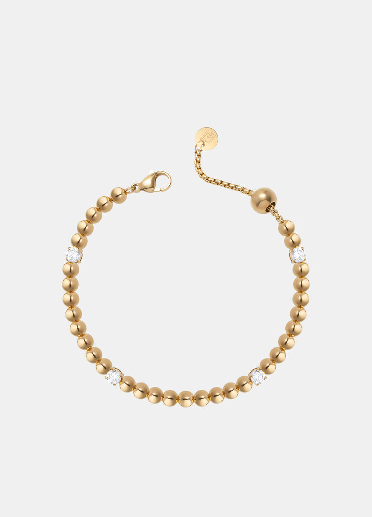 Bracelet with diamant&eacute;s gold Liu Jo - medium