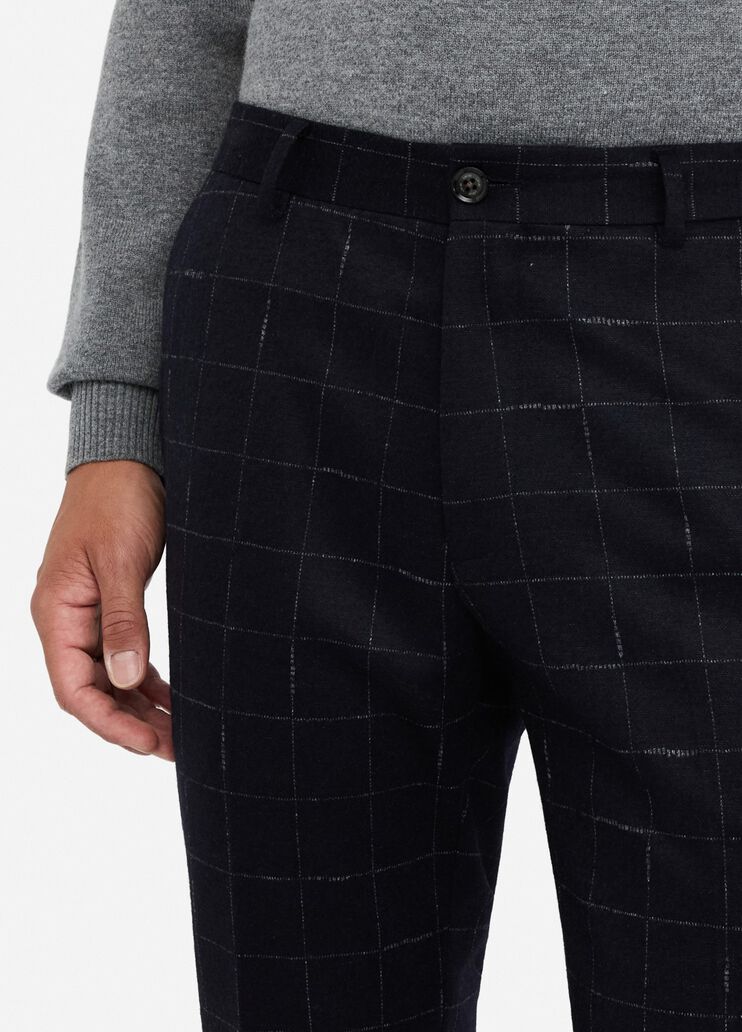 Wool and cotton chequered trousers check Liu Jo - large image number 2 Wool and cotton chequered trousers check Liu Jo - large image number 2