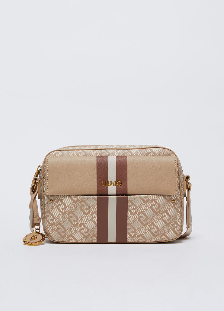 Handbag with charm beige Liu Jo - medium Handbag with charm beige Liu Jo - medium