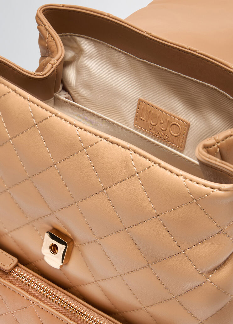 Quilted backpack camel Liu Jo - large image number 3 Quilted backpack camel Liu Jo - large image number 3