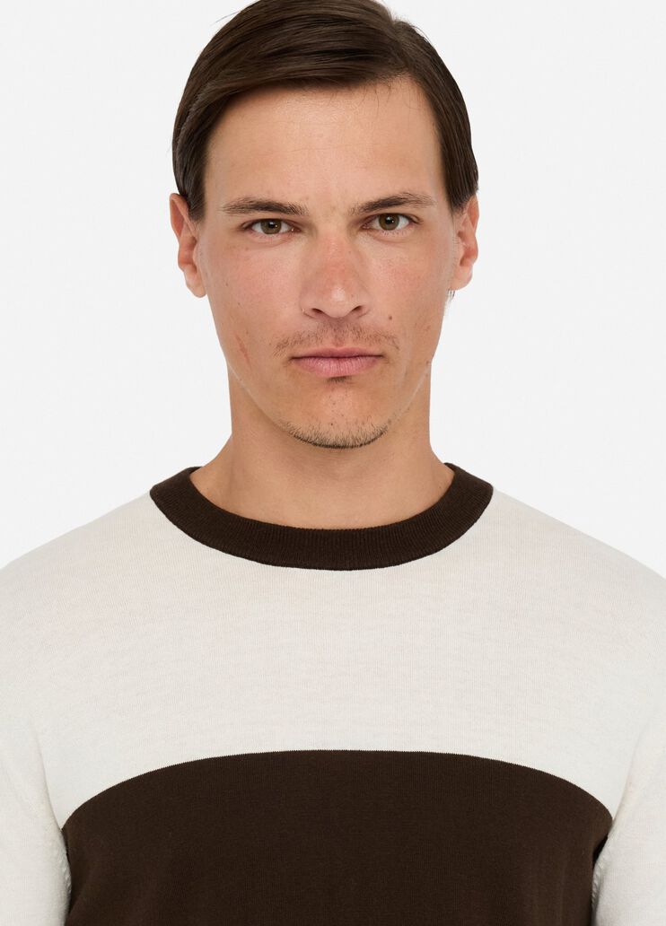 Maglia in cotone e seta marrone Liu Jo - large image number 4