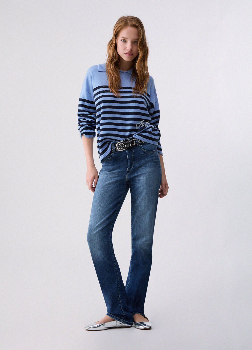 Straight Jeans Amazing Fit dark blue denim Liu Jo - large image number 5