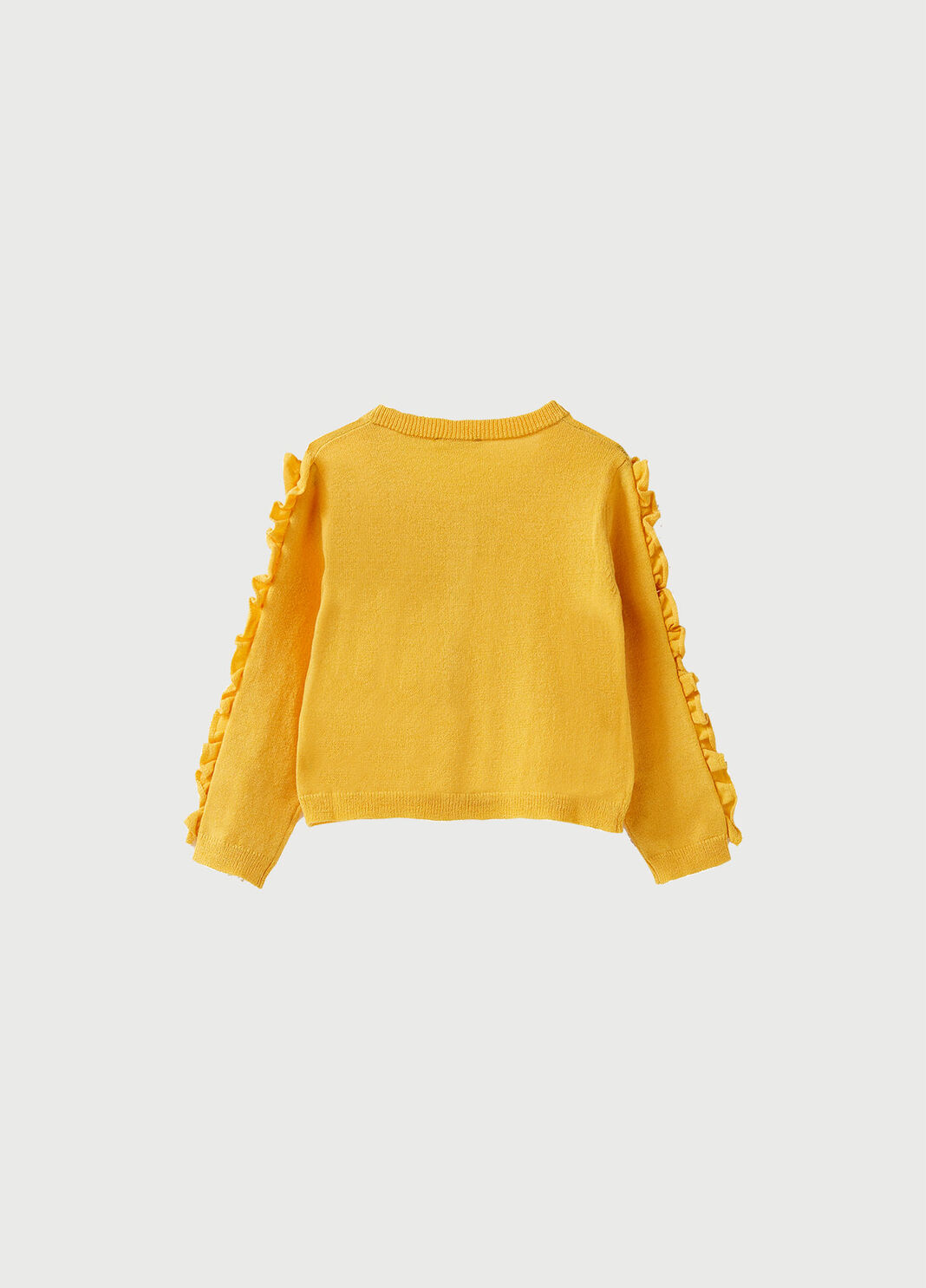 Кардиган с рюшами Пшенично-жёлтый Liu Jo - large image number 1