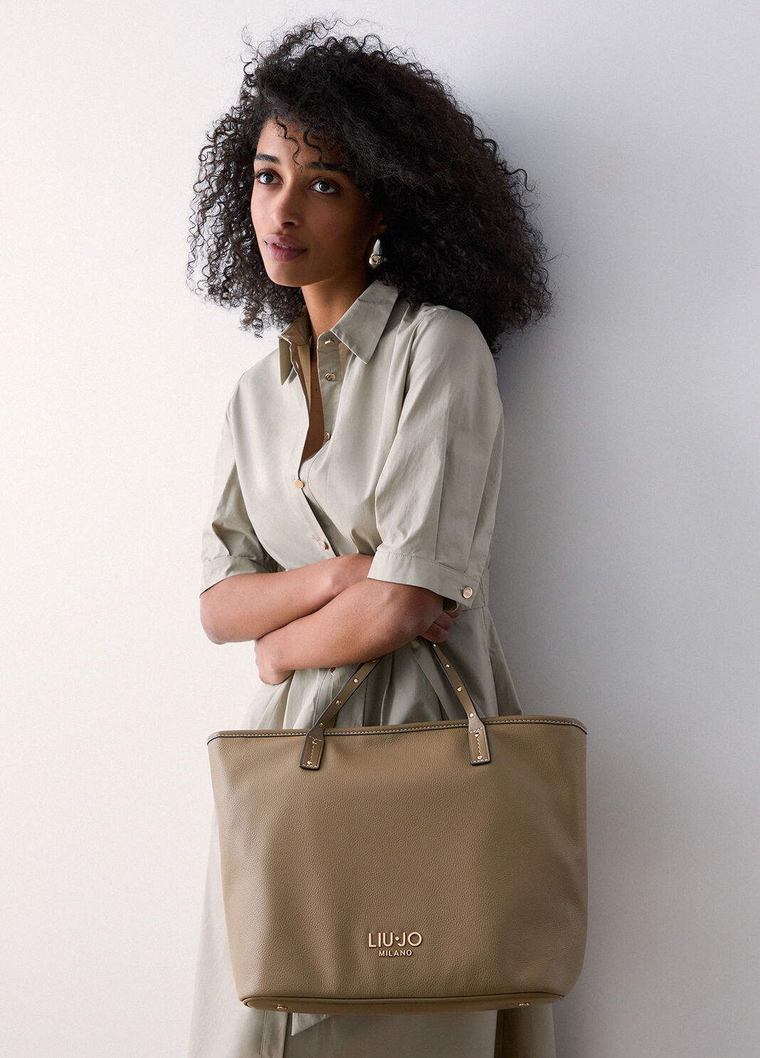 Medium tote bag mud Liu Jo - large image number 0