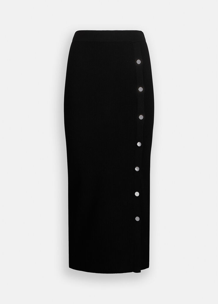 Long mesh skirt black Liu Jo - large image number 6 Long mesh skirt black Liu Jo - large image number 6