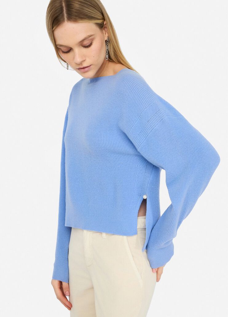 Джемпер из шерсти и кашемира голубой Liu Jo - medium Джемпер из шерсти и кашемира голубой Liu Jo - medium