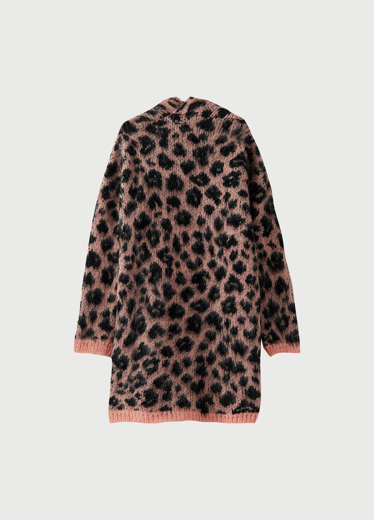 Full-length cardigan Dark pink/[black] Liu Jo - large image number 1