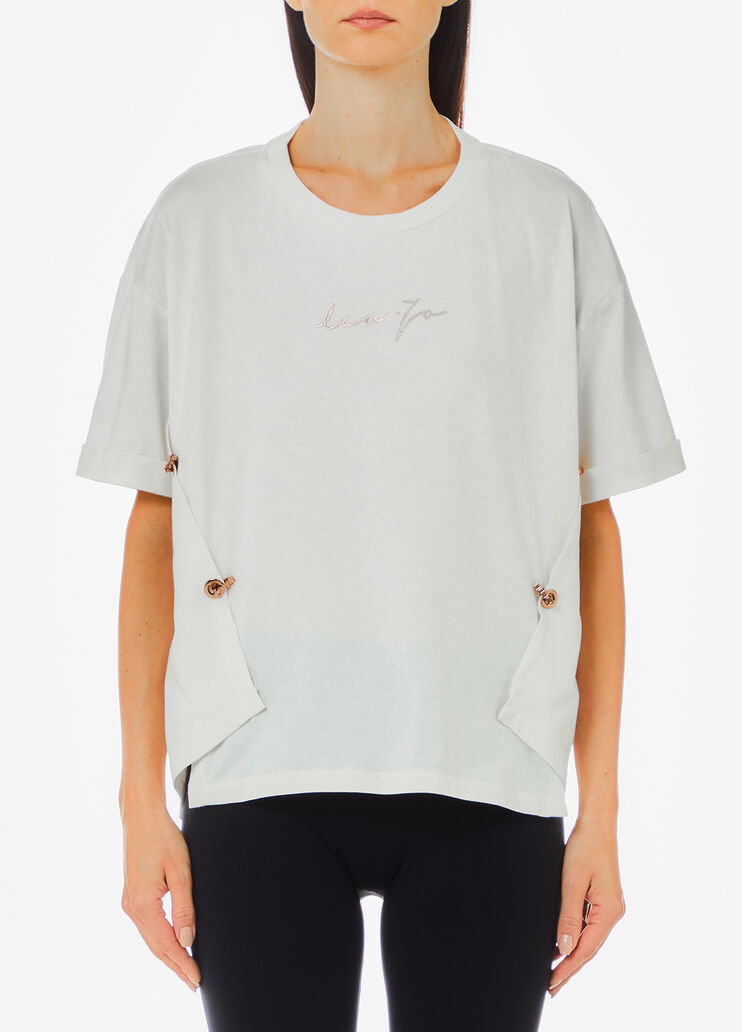 Oversized jersey T-shirt white Liu Jo - medium Oversized jersey T-shirt white Liu Jo - medium