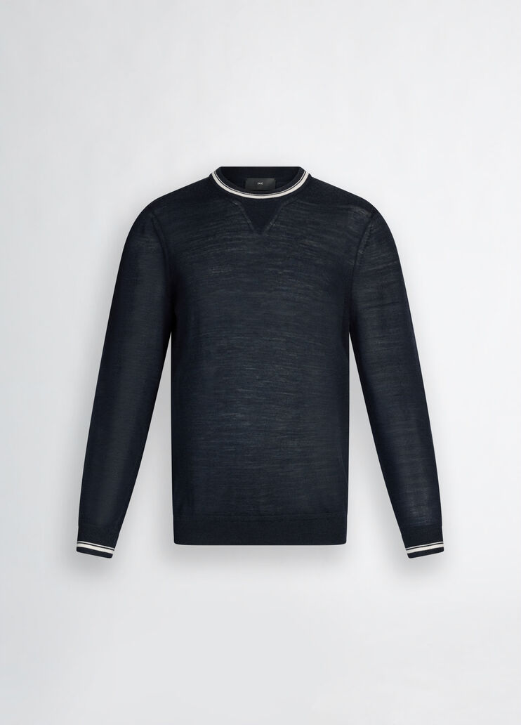 Blue wool-blend pullover dark blue Liu Jo - large image number 6 Blue wool-blend pullover dark blue Liu Jo - large image number 6