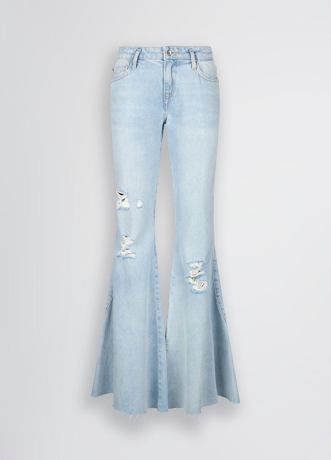 Low-rise flared jeans blue denim Liu Jo - large image number 4