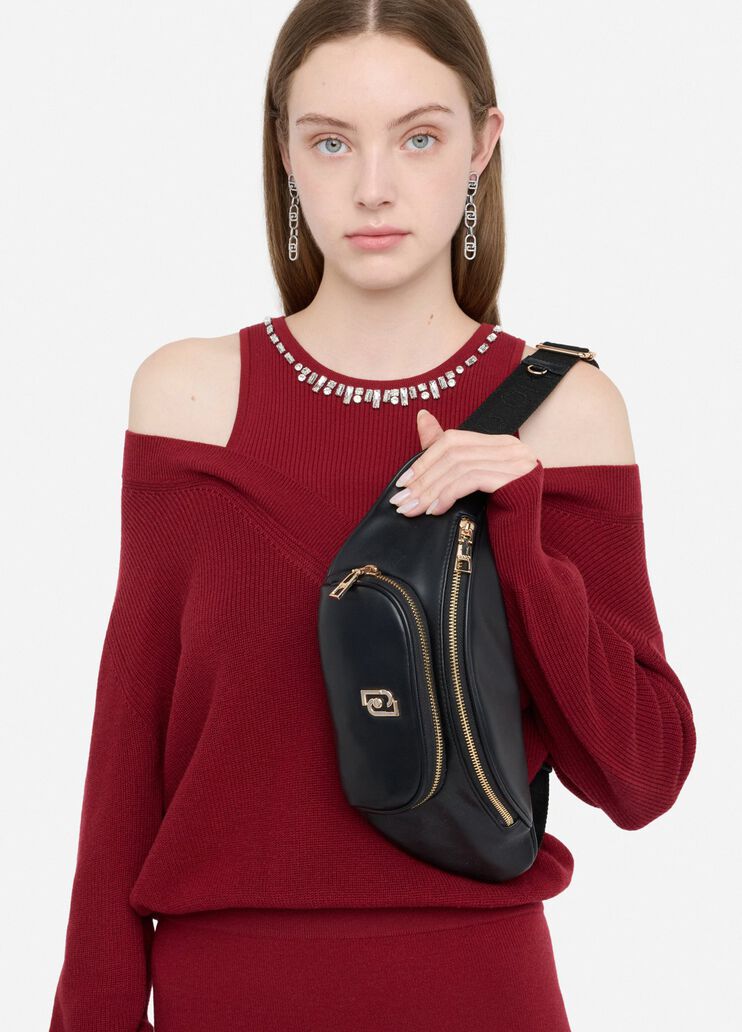 Pouch bag with clutch black Liu Jo - medium Pouch bag with clutch black Liu Jo - medium