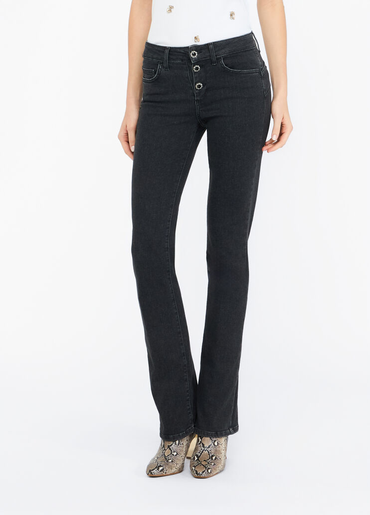 Bootcut Bottom Up jeans grey denim Liu Jo - medium Bootcut Bottom Up jeans grey denim Liu Jo - medium