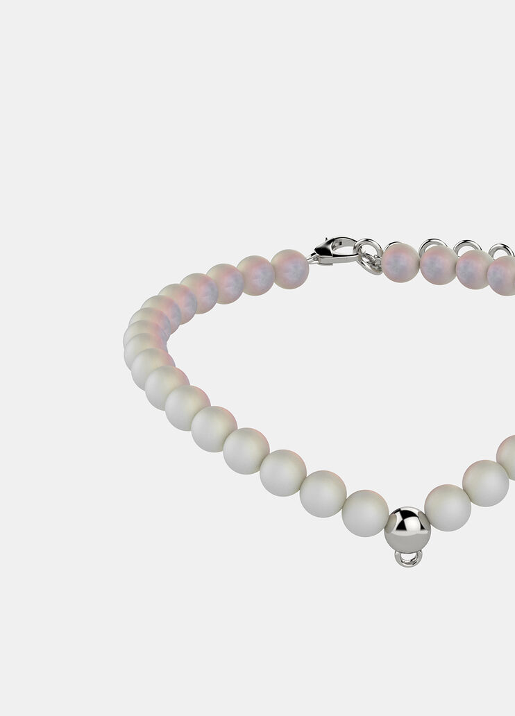 Collier grand modèle avec perles couleur argent Liu Jo - medium