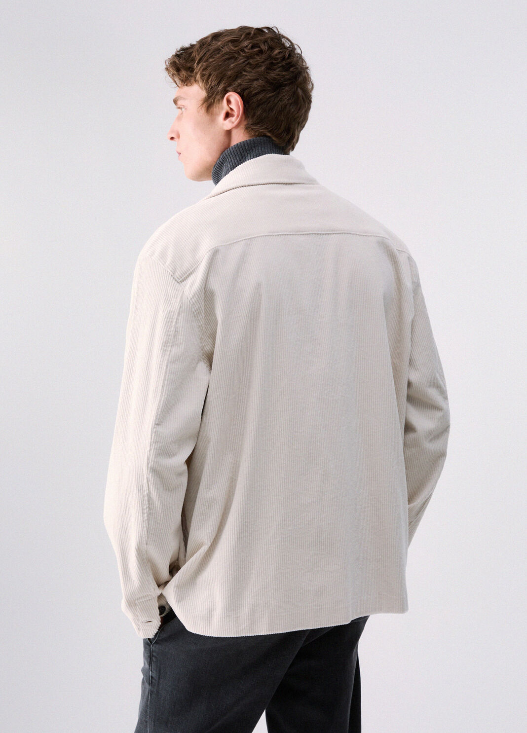 Veste Surchemise en Velours blanc Liu Jo - large image number 1