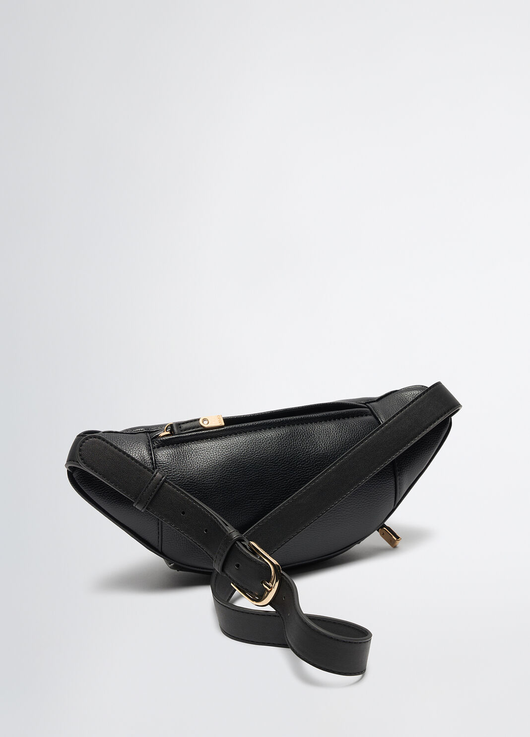 Drummed-effect pouch bag black Liu Jo - large image number 1