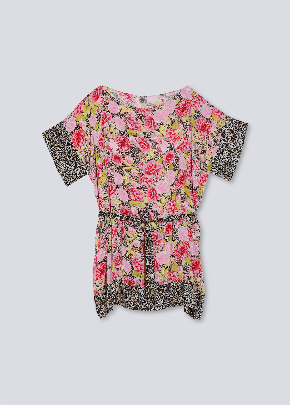 未開封新品8y ②Ibiza Dress roosa bloom print ROSA dress with flounces brand GUESS — Globalbrandsstore.com/en
