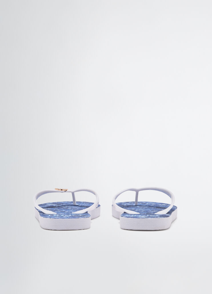 Thong sandals with jeans print jeans Liu Jo - large image number 2 Thong sandals with jeans print jeans Liu Jo - large image number 2