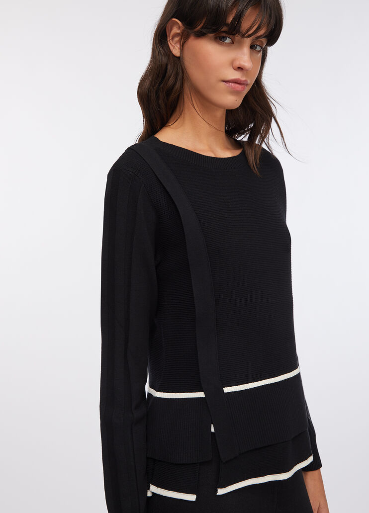 Pull Liu Jo Better noir Liu Jo - large image number 4